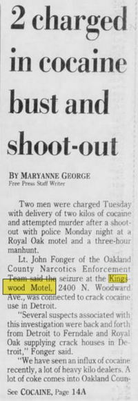 Kingswood Motel - Jan 1988 On Of Many Articles On Crime